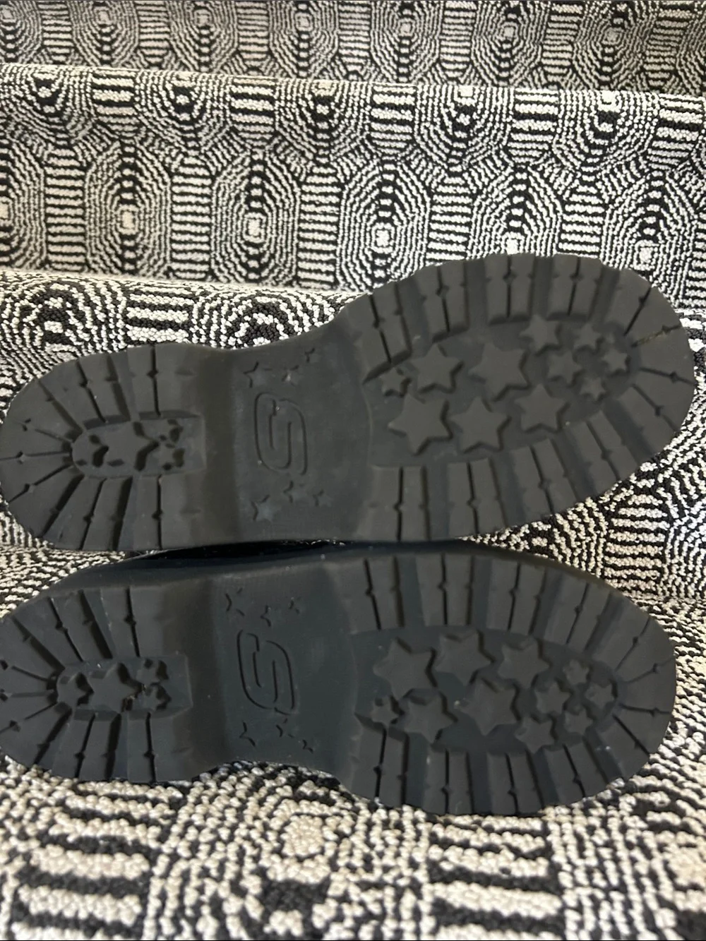 Skechers Black Patent Platform Boots